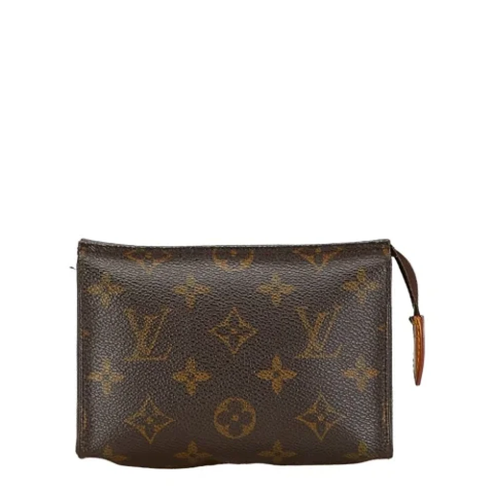 Louis Vuitton Vintage Pre-owned Plastic pouches Brown Dames