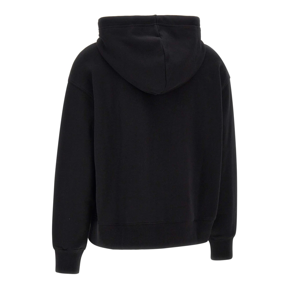 Sun68 Zwarte katoenen sweatshirt met capuchon Black Dames