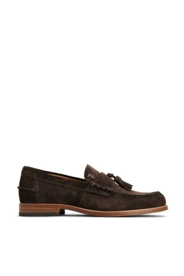 Tassel-Detail Mockaloafers i mocka