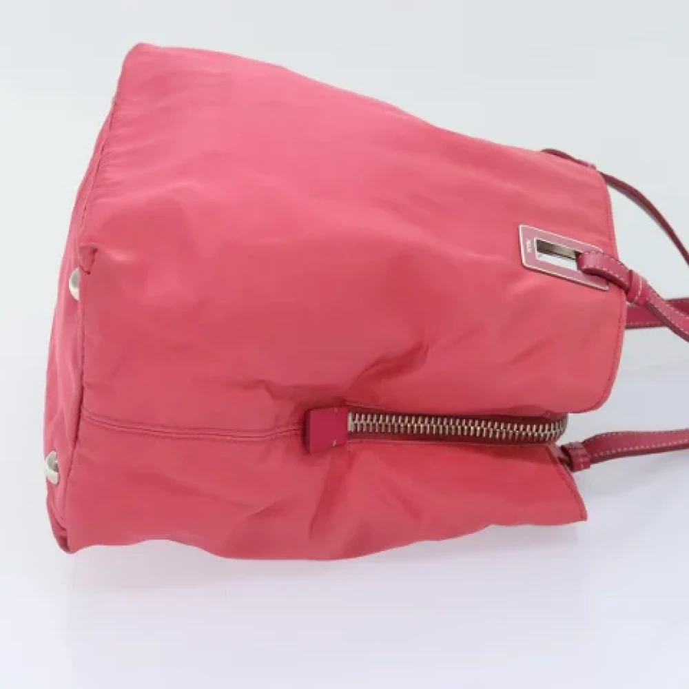 Prada Vintage Pre-owned Nylon prada-bags Pink Dames