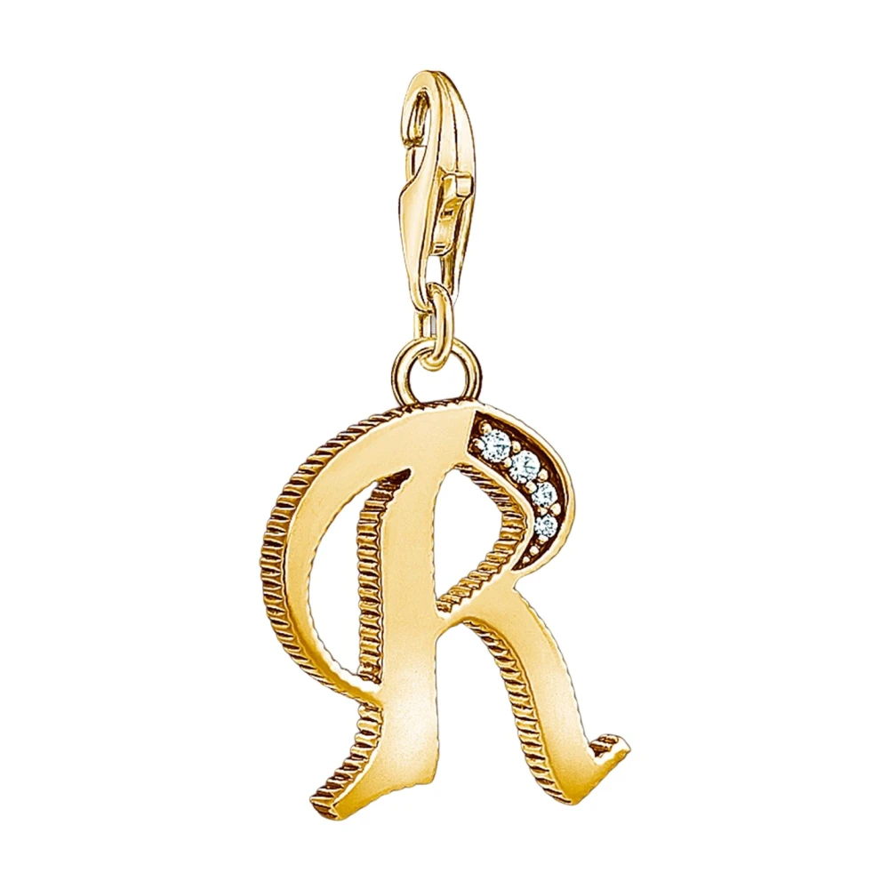 Thomas Sabo Berlock bokstav R guld 1624-414-39 Yellow, Dam