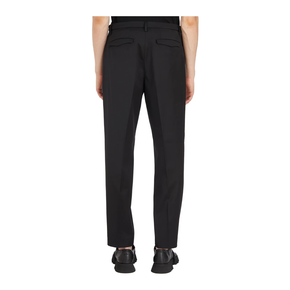 Barena Venezia Wollen Maatwerk Broek Black Heren