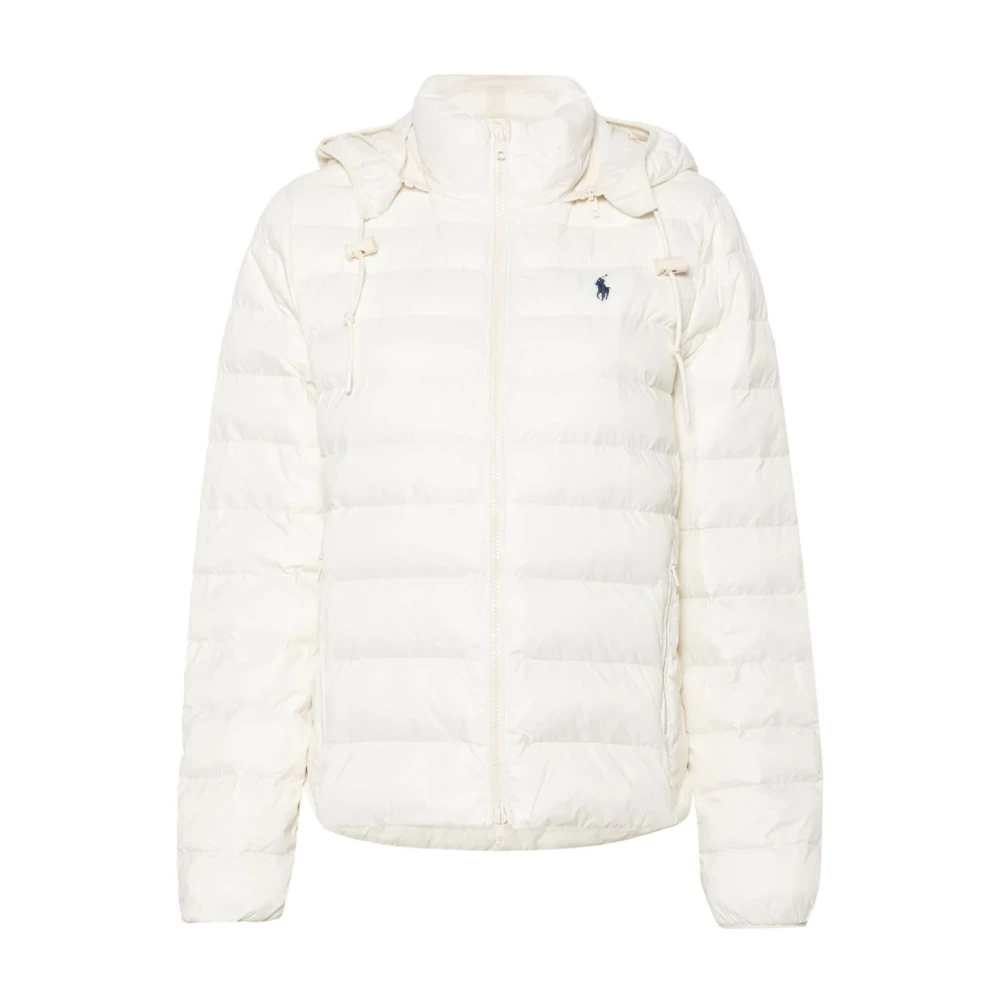 Polo Ralph Lauren Vit Puffer & Down Jacka White, Dam