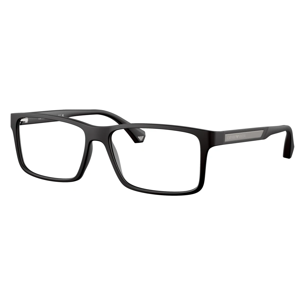 Emporio Armani Unisex Black Glasses, 56 Mm, 0Ea3038