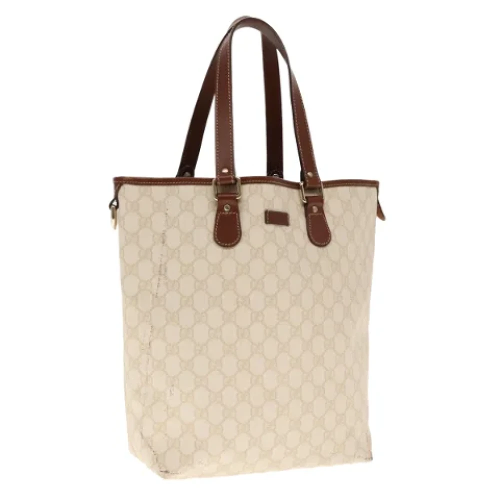 Gucci Vintage Pre-owned Leather totes Yellow Dames