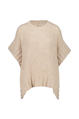 Cashmere Blend Poncho Top