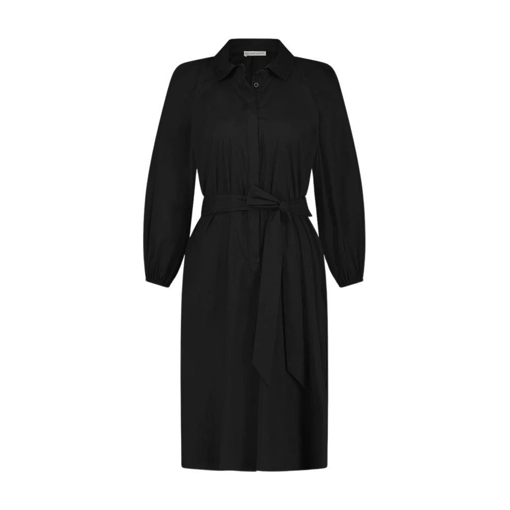 Jane Lushka Stijlvol Zwart Carlen Jurk Black Dames