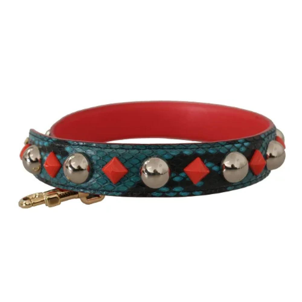 Dolce & Gabbana Pre-owned Leather home-office Multicolor Dames