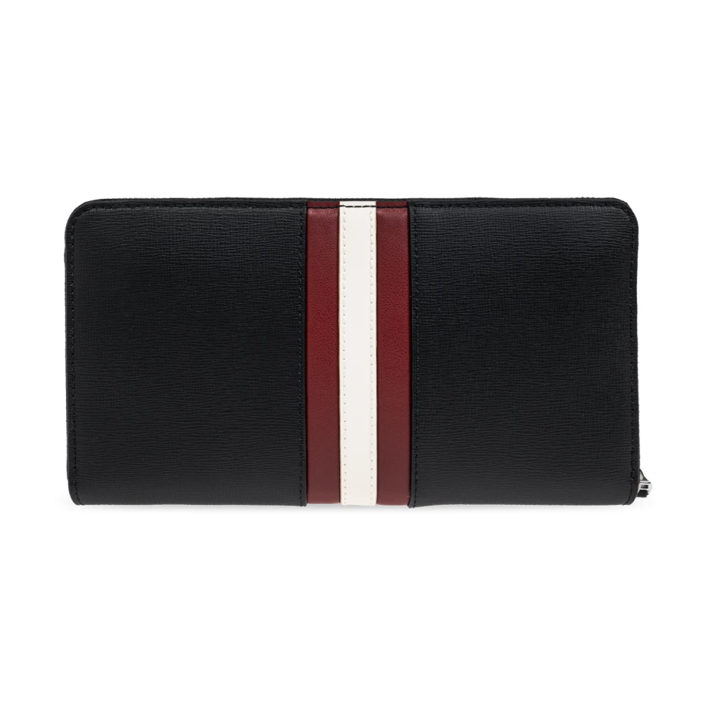 Bally Leren Portemonnee Black Heren