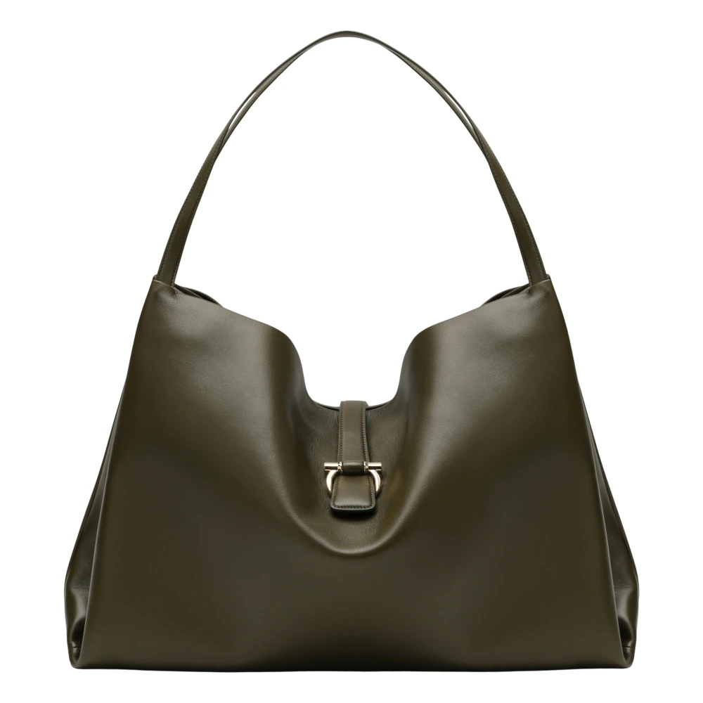 Salvatore Ferragamo Grote Tote Tas Green Dames