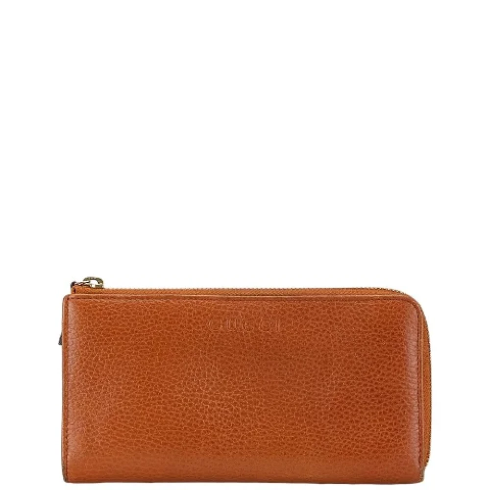 Gucci Vintage Pre-owned Leather wallets Brown Dames