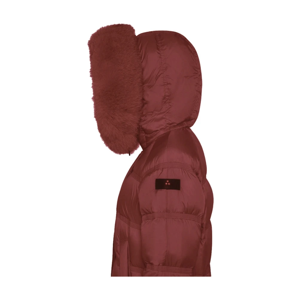Peuterey Gewatteerde Polyester Parka Jas Red Dames