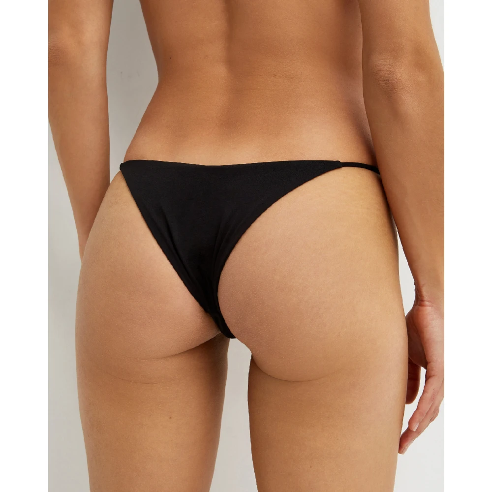 La Revêche Zwarte hoog getailleerde bikinibroek Halima Black Dames
