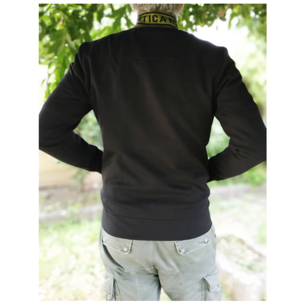 aeronautica militare Ritssluiting Jas Black Heren