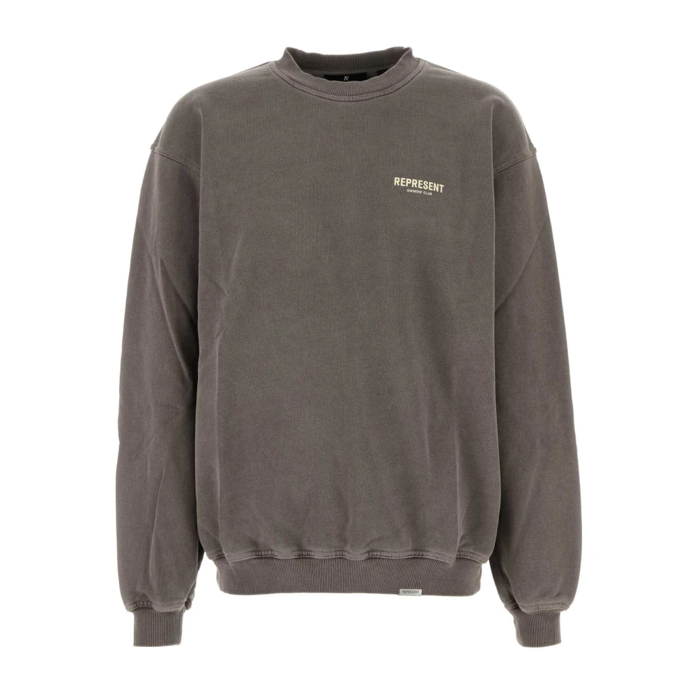 Represent Stijlvolle Modder Katoenen Sweatshirt Brown Heren