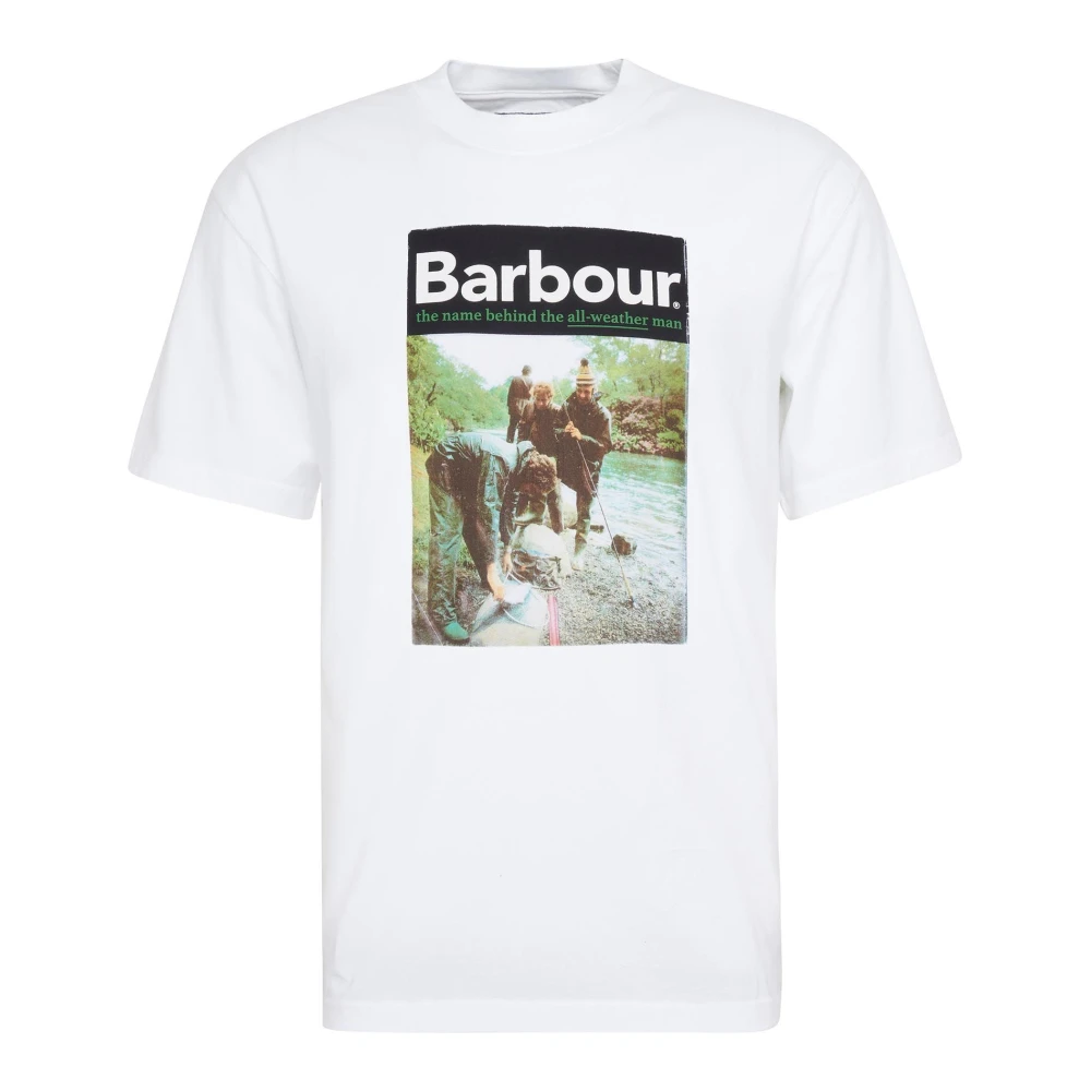 Barbour - Tops > T-Shirts - White - Barbour - Modalova