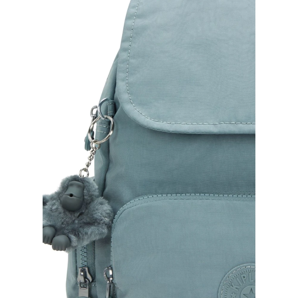 Kipling City Zip Praktische Rugzak Green Dames