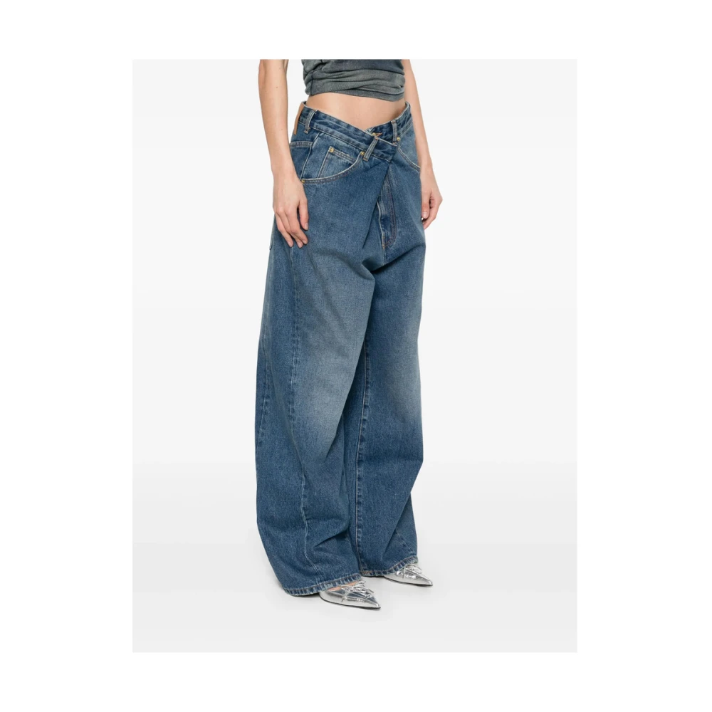 Darkpark Imperial Blue Jeans met Klassieke Stijl Blue Dames