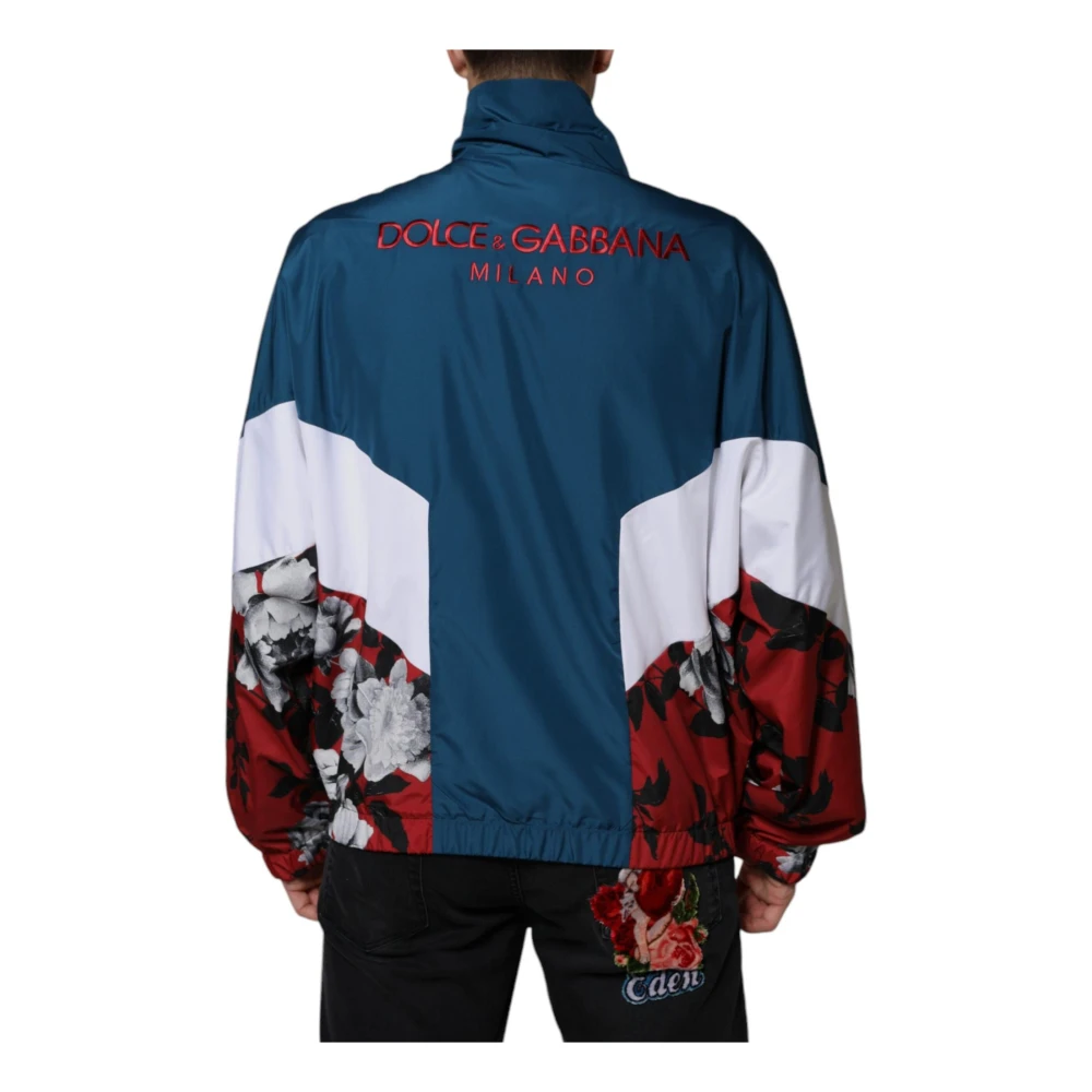 Dolce & Gabbana Multicolor Bomberjack met Logodetails Multicolor Heren