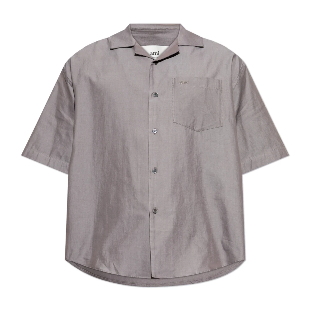 Shirts > Short Sleeve Shirts - - Ami Paris - Modalova