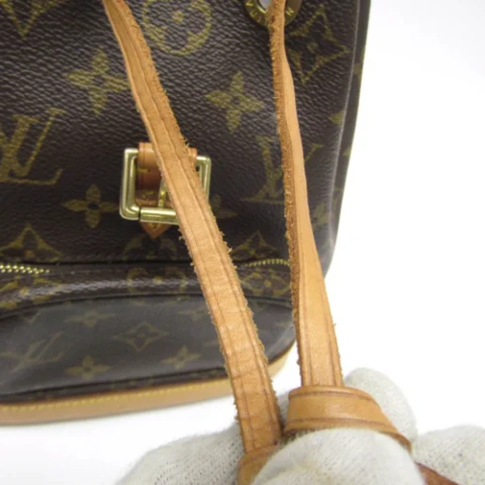 Louis Vuitton Vintage Pre-owned Canvas backpacks Brown Dames