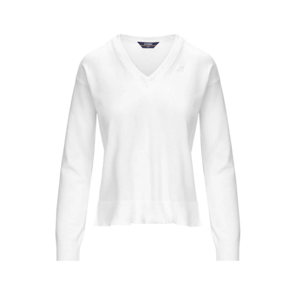 Knitwear > V-neck Knitwear - - K-Way - Modalova