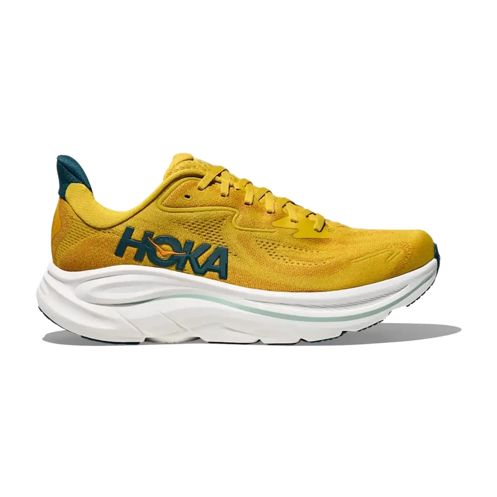 Hoka One One Men's Yellow Running Shoes, 7 1/2 Uk, Clifton 10
