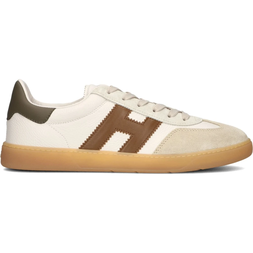 Hogan Men's Beige Sneakers, 9 Uk, Cool Allacciato H