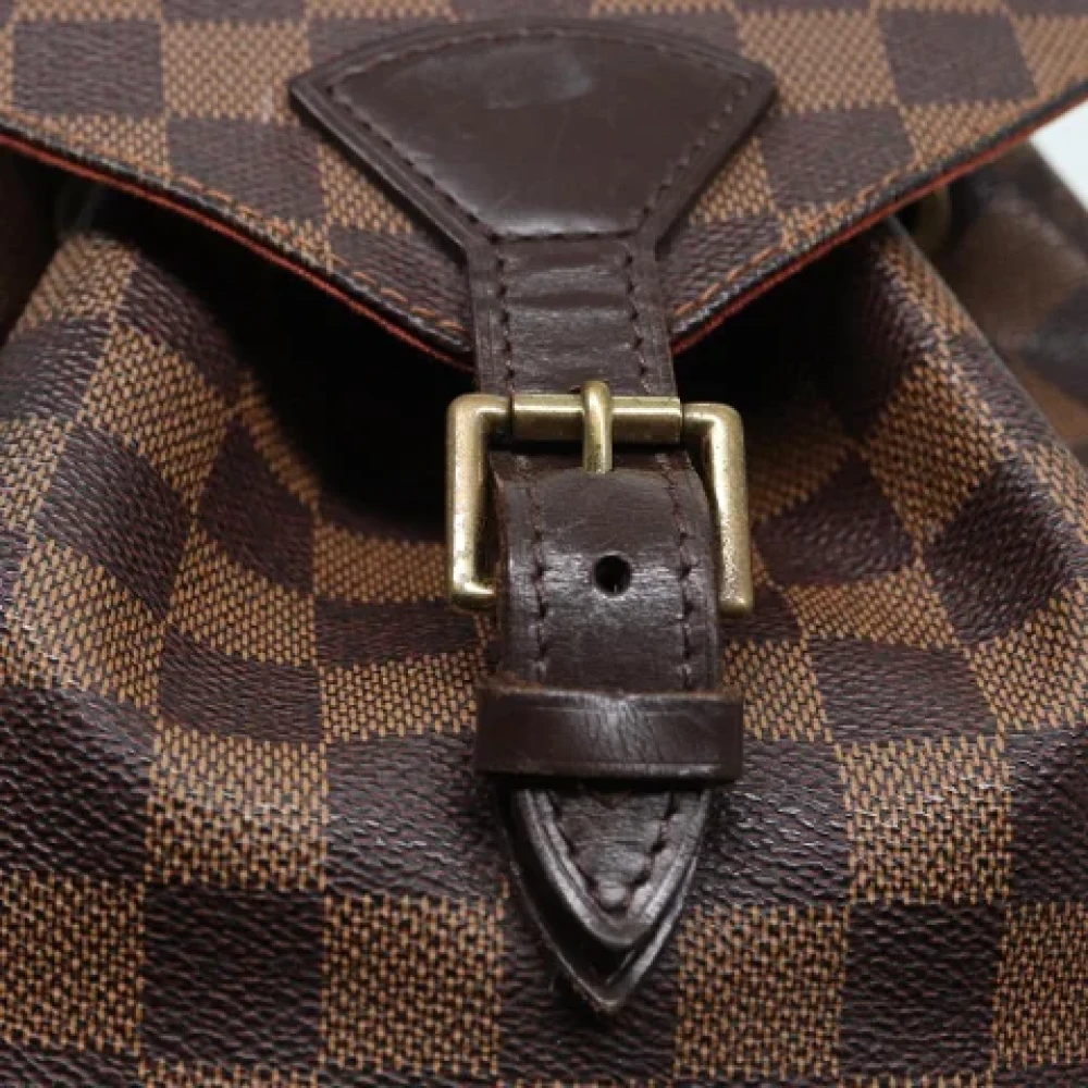 Louis Vuitton Vintage Pre-owned Canvas backpacks Brown Dames