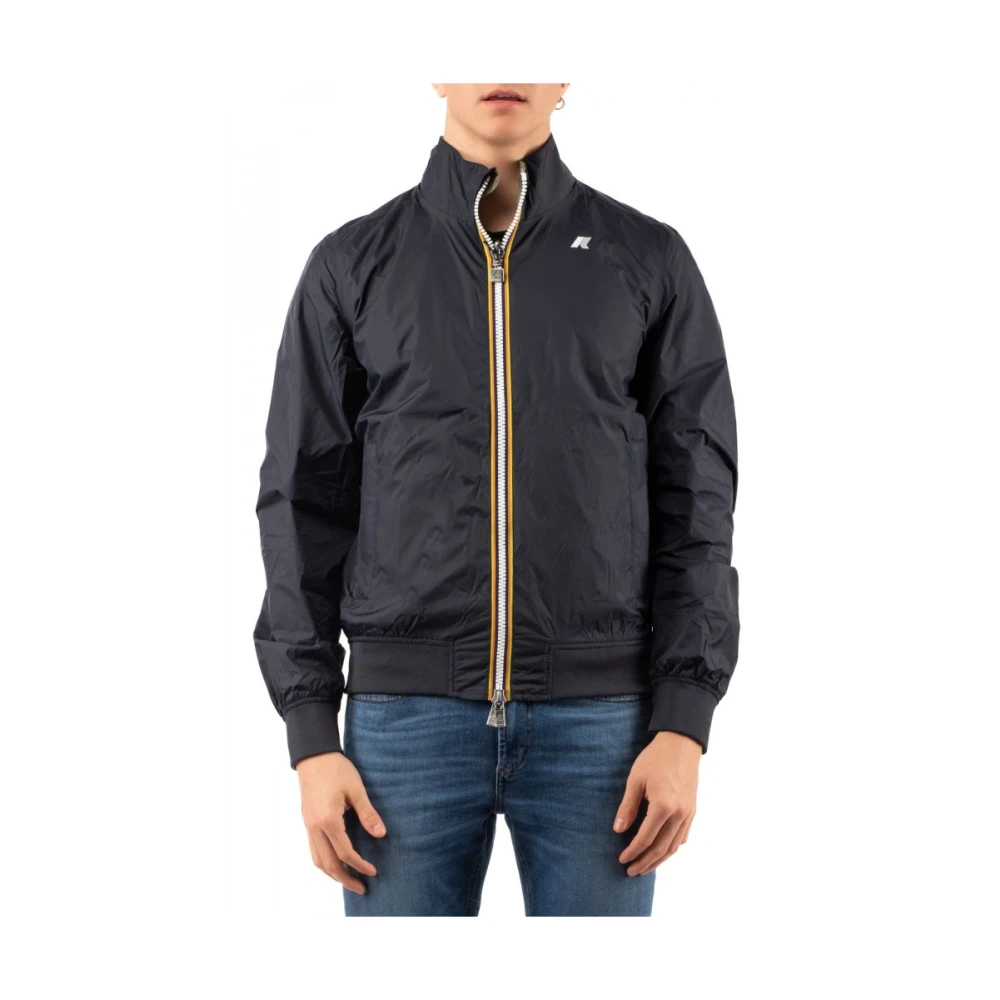 K-Way Uomo Blu Giacca Leggera E Alla Moda