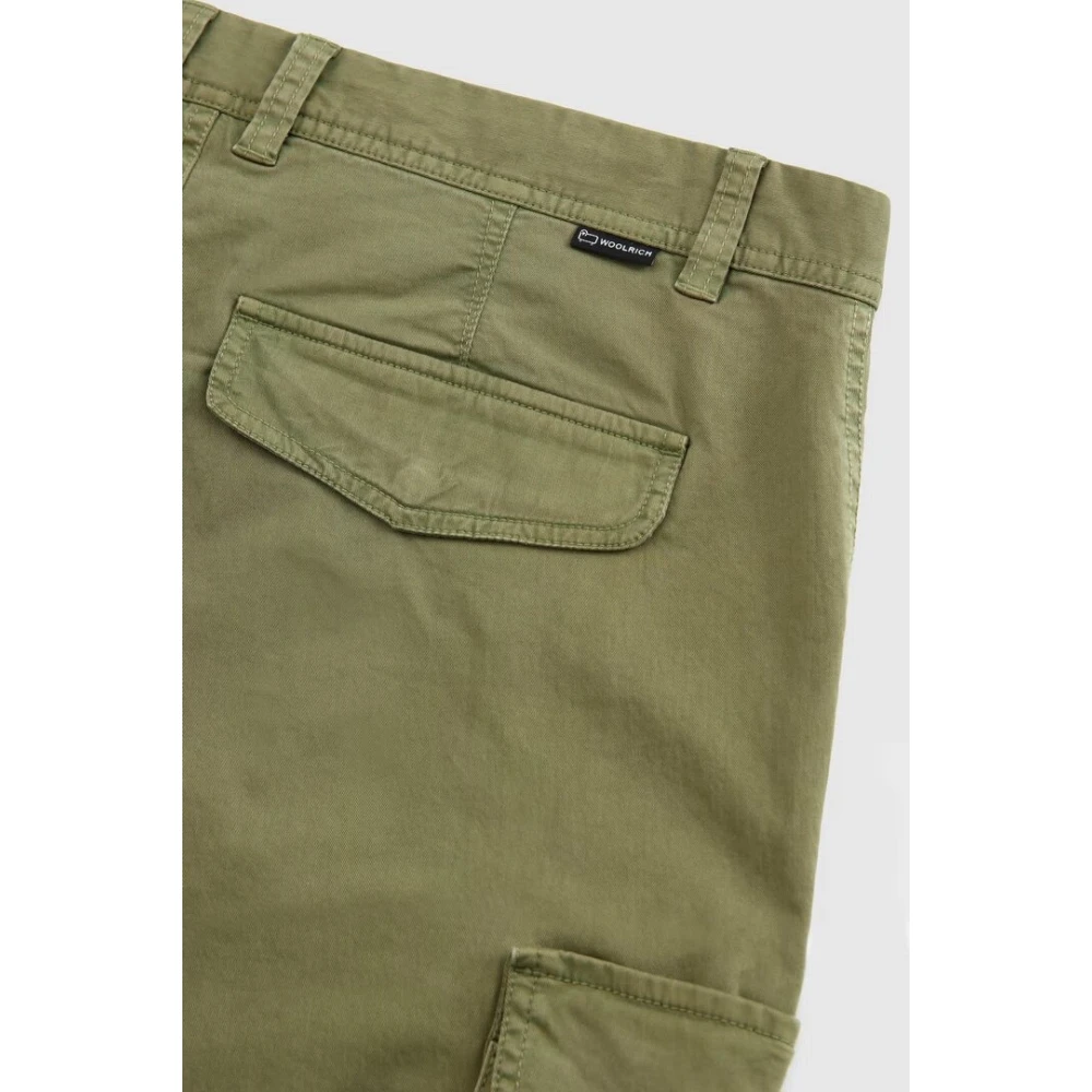 Woolrich Smal toelopende broek Green Heren