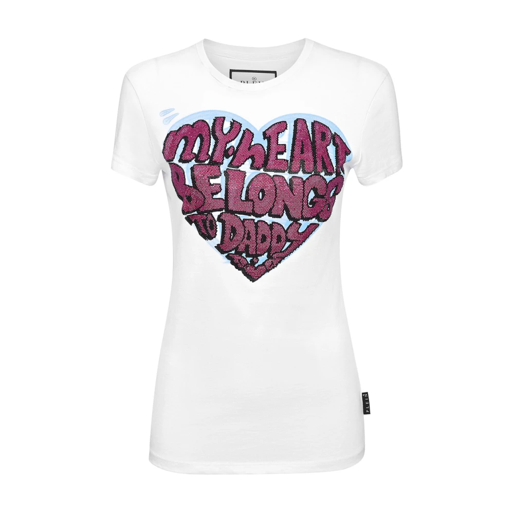 Philipp Plein Stijlvolle T-shirts voor mannen en vrouwen White Dames