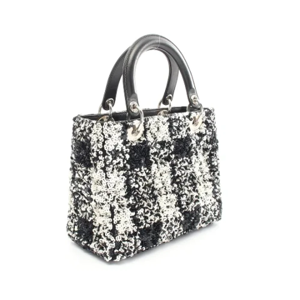 Dior Vintage Pre-owned Leather dior-bags Black Dames