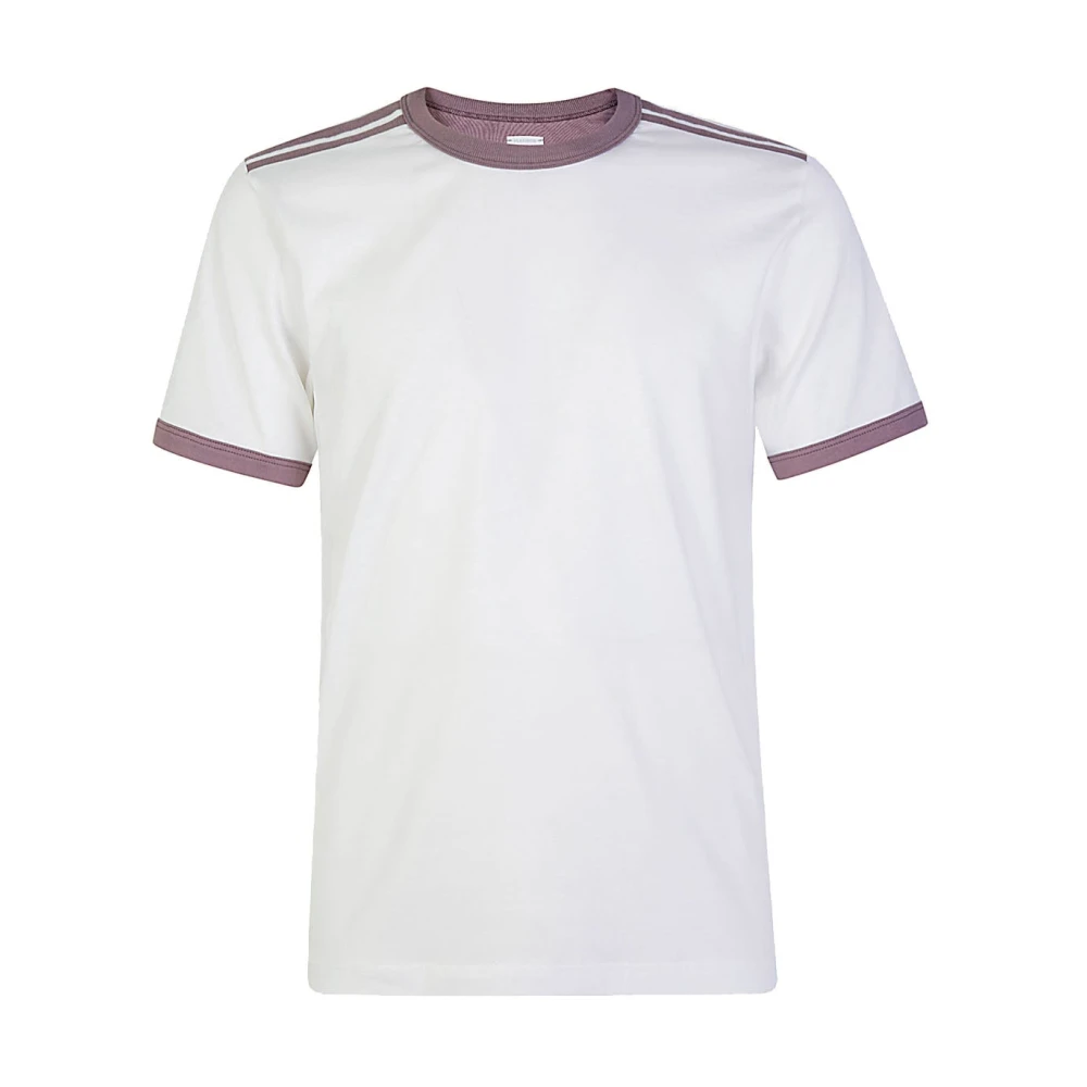 Eleventy Jersey Katoen Ronde Hals T-Shirt White Heren