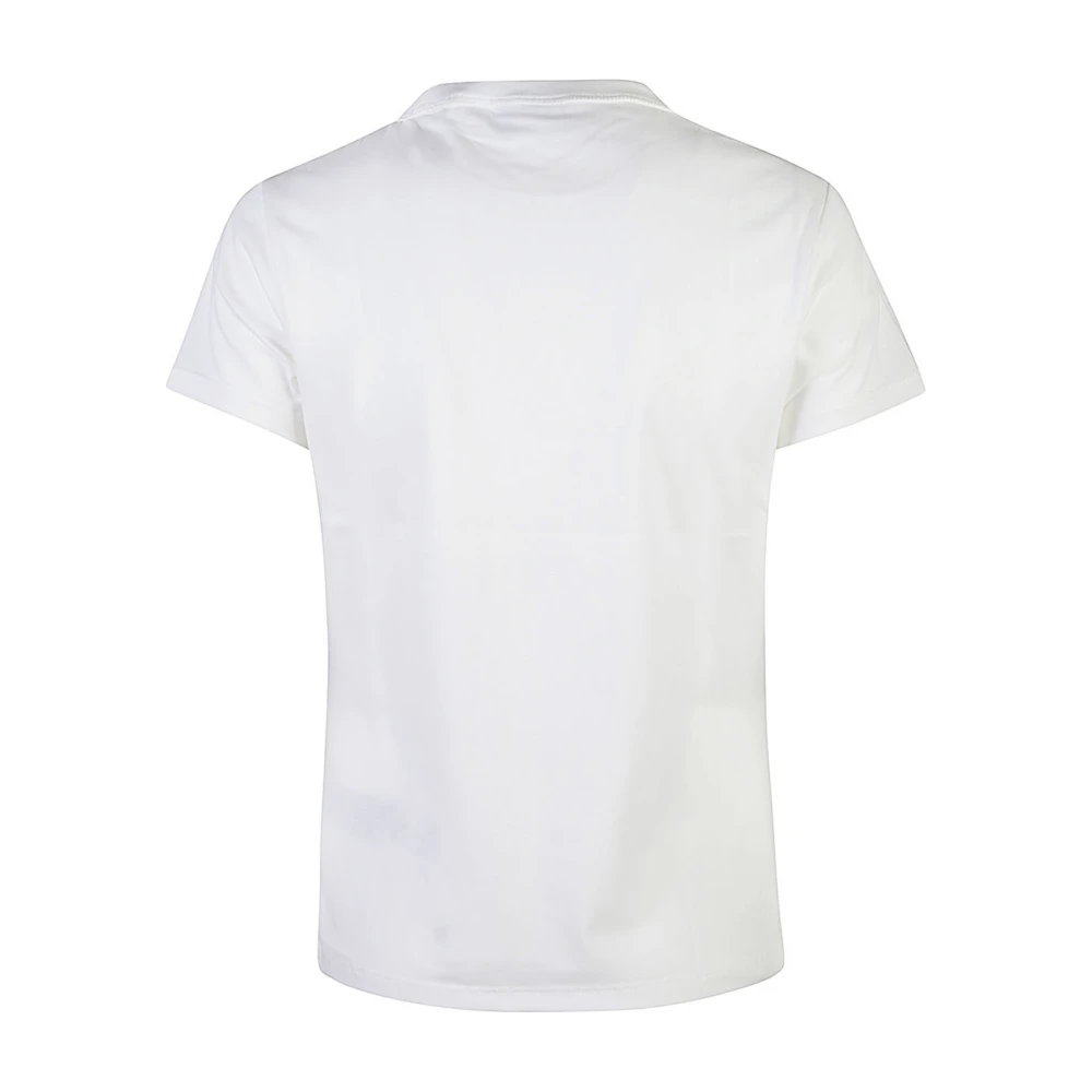 Calvin Klein Wit T-shirt met reliëflogo White Dames