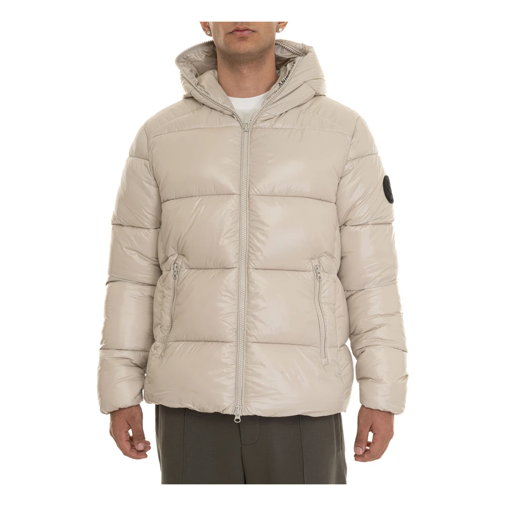 Save The Duck Edgard Puffer Jacket Beige Heren