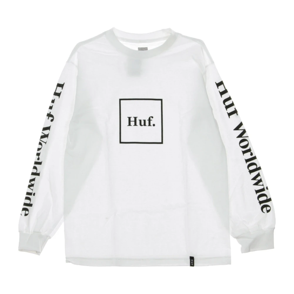 HUF Streetwear Longsleeve T-shirt White Heren