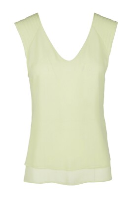 crepe-blouse-with-v-neck-and-flared-cut