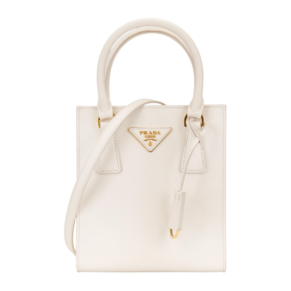 Prada Women's White Shoulder Bag - Handbags - One Size - Bags