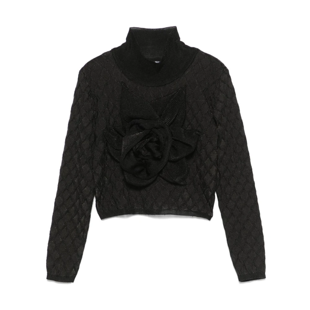 Balmain Stilren Stickad Topp Black, Unisex