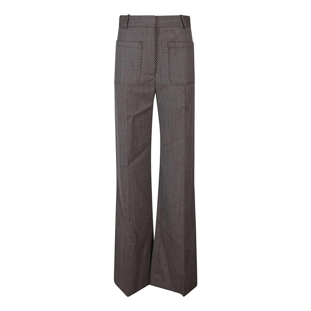 Victoria Beckham Elegante Alina Broek voor Vrouwen Gray Dames