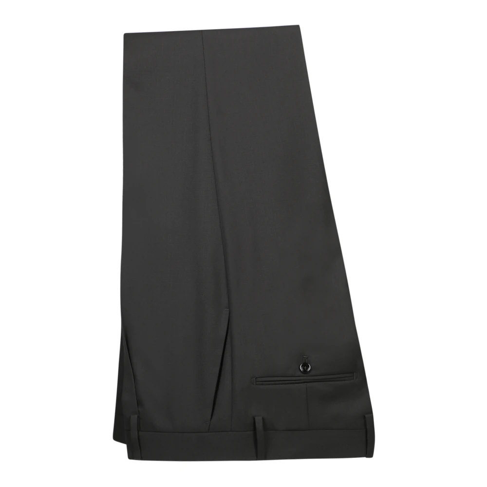 Lardini Zwart Herenpak Elegante Stijl Black Heren