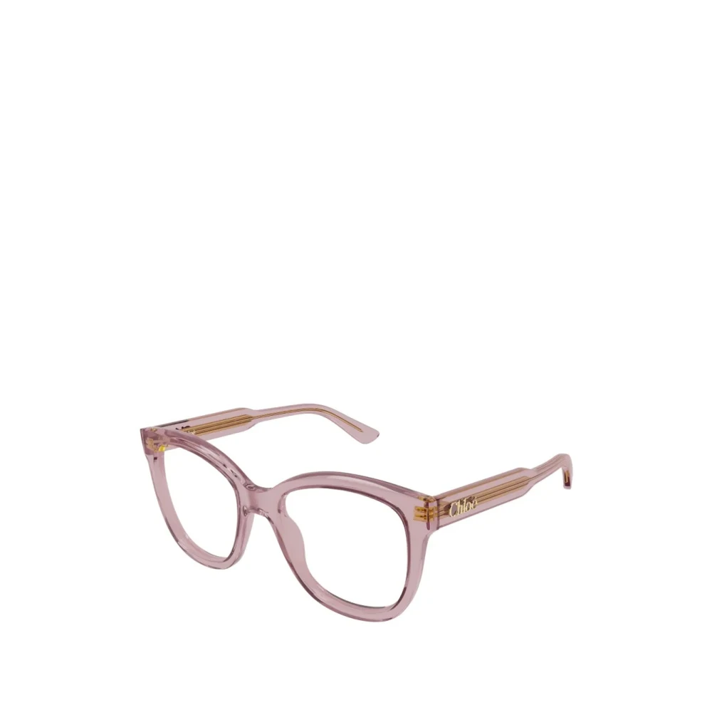 Chloé Women's Pink Rectangular Eyeglasses