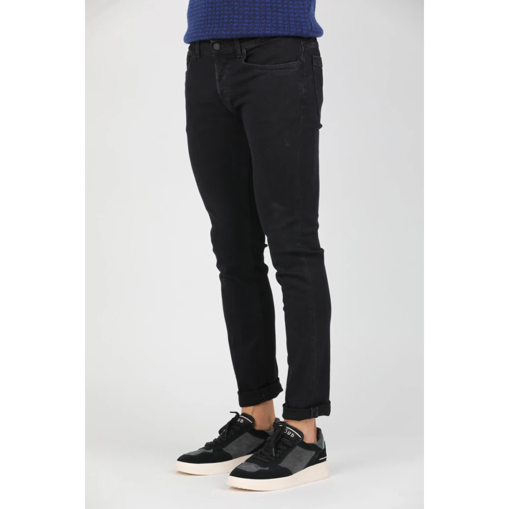 Dondup Skinny Denim Stretch Jeans Black Heren