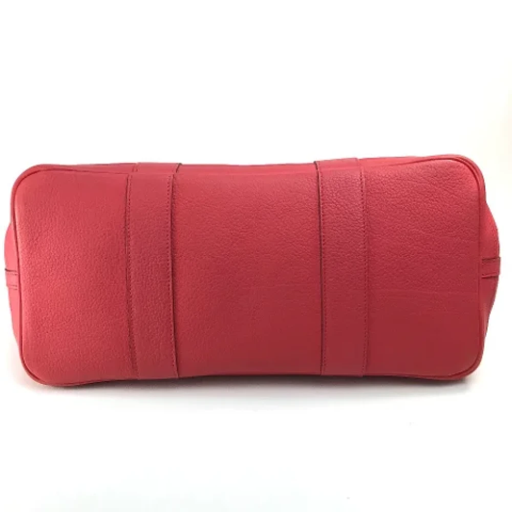 Hermès Vintage Pre-owned Leather handbags Red Dames