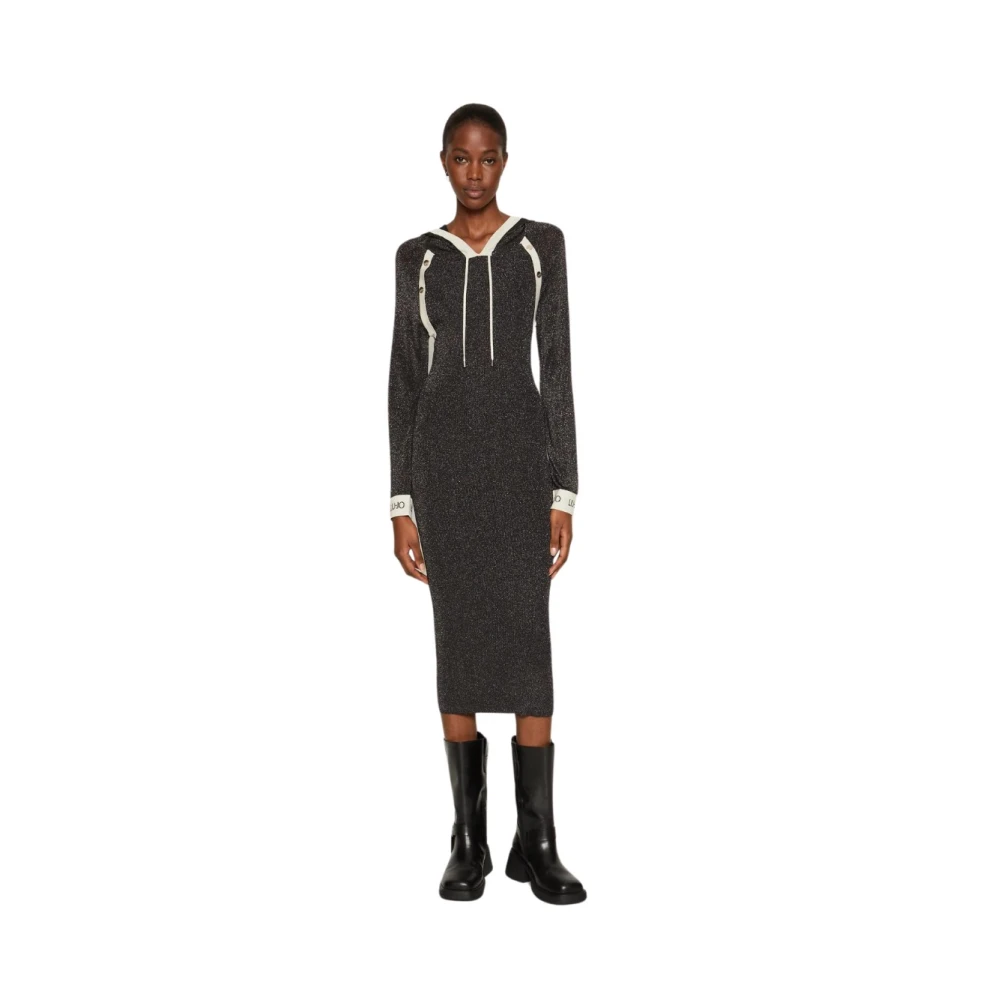 Liu Jo Lange Jurk Elegant Avondkleding Black Dames