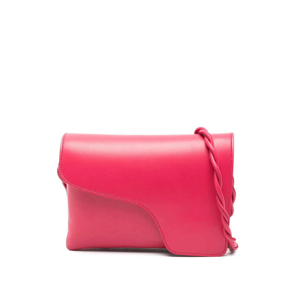 ATP Atelier Framboos Roze Schoudertas met Overslag Pink Dames