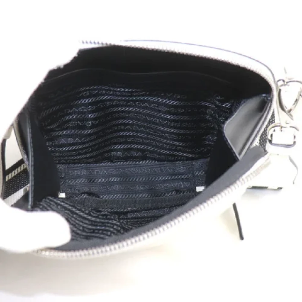 Prada Vintage Pre-owned Leather prada-bags White Dames