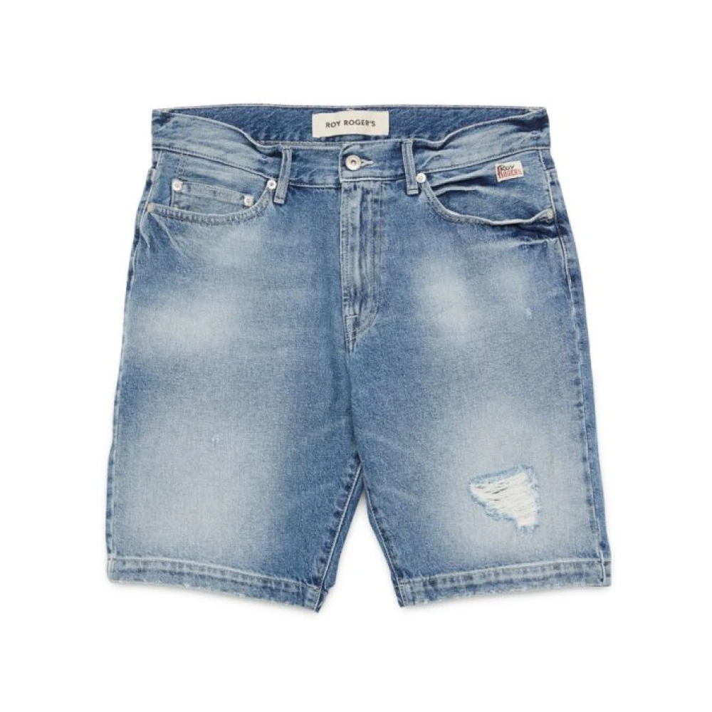 Roy Roger's Uomo Blu - Denim Shorts - Shorts - W31