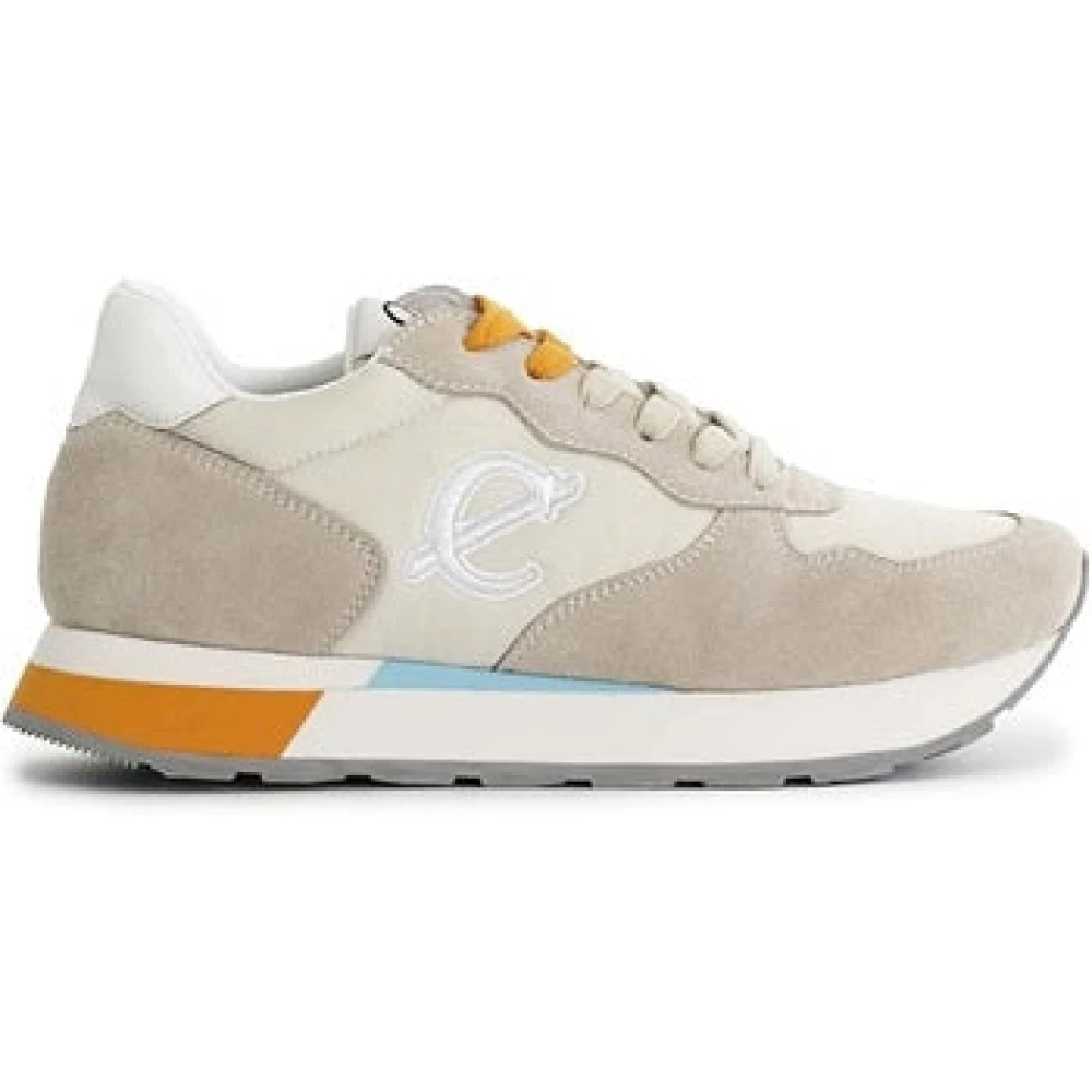 Cafènoir Donna Beige - Sneakers In Pelle Scamosciata E Tessuto - Shoes - 40 Eu